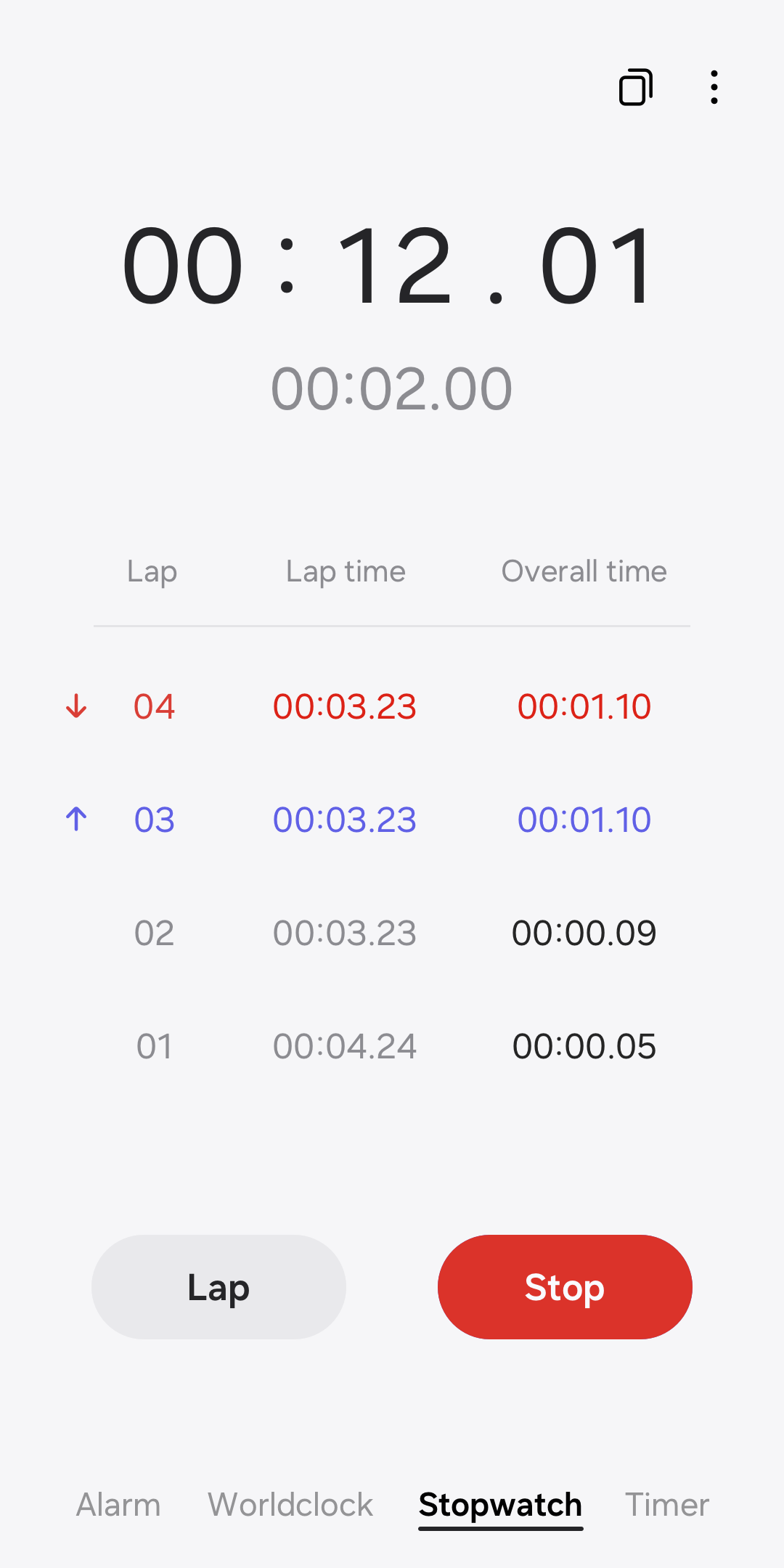 اسکرین شات 3 برنامه Clock