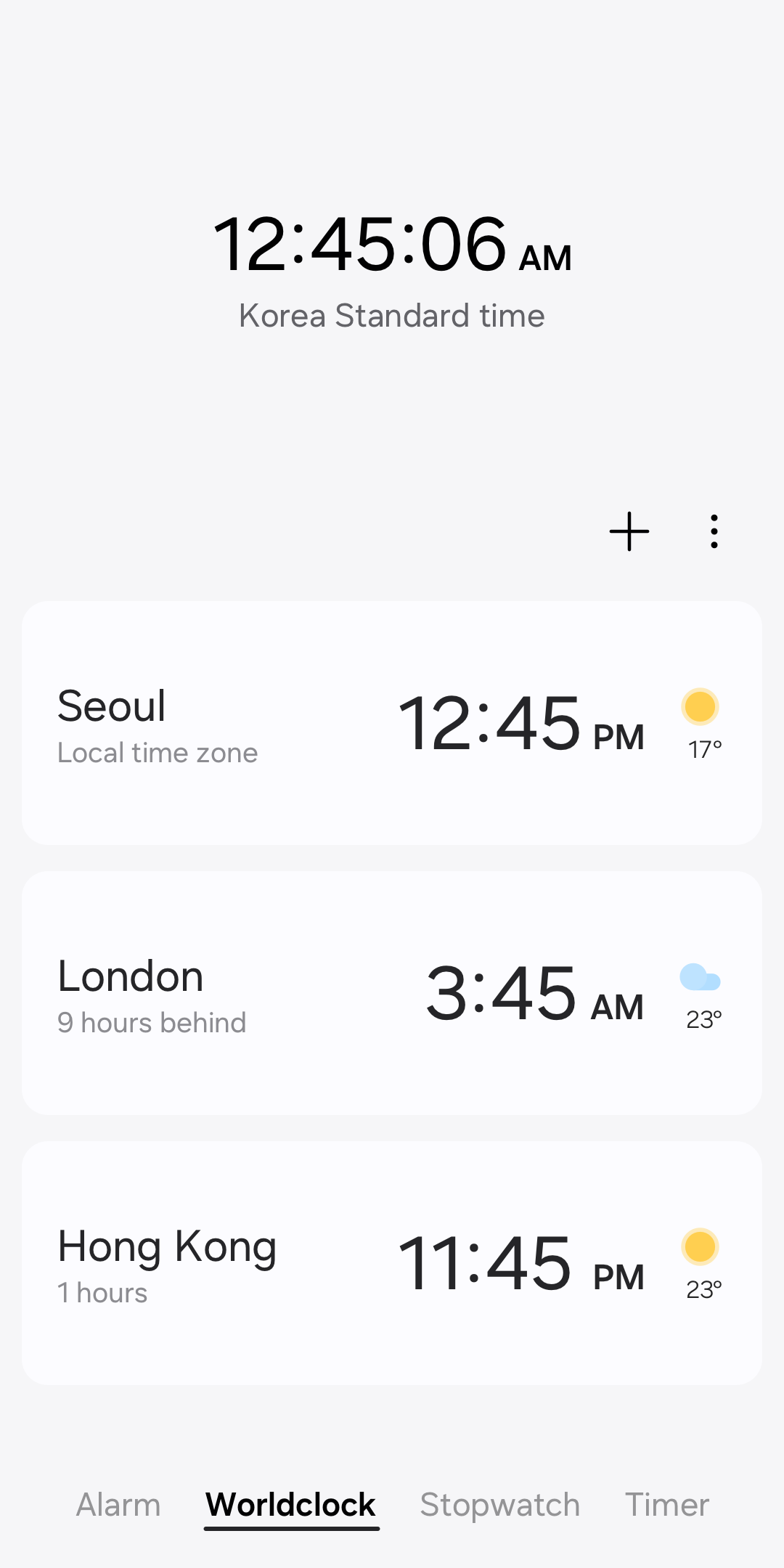 اسکرین شات 2 برنامه Clock