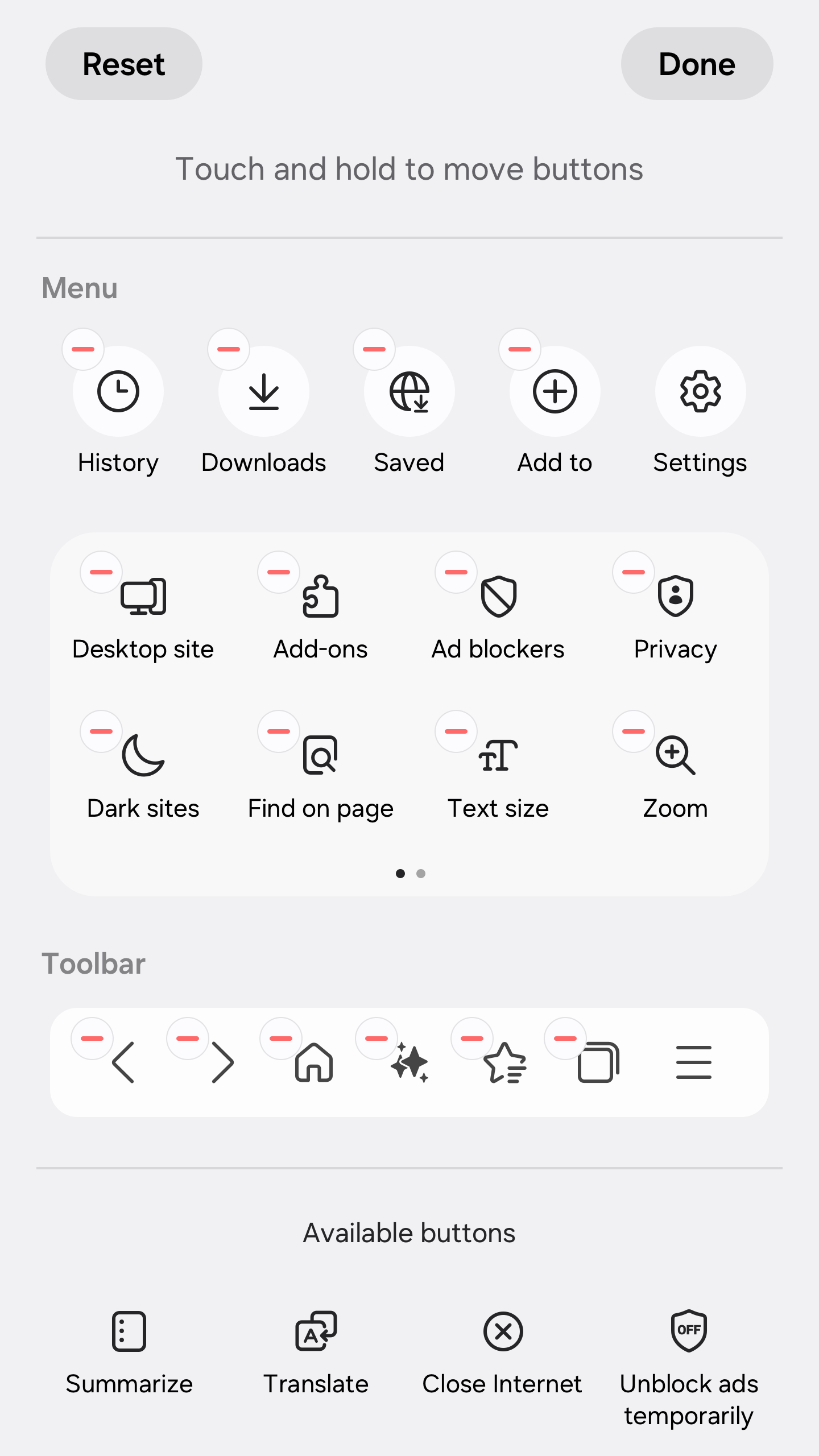 اسکرین شات 5 برنامه Samsung Browser