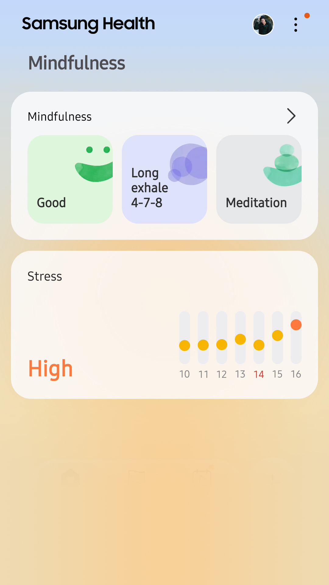 اسکرین شات 5 برنامه Samsung Health