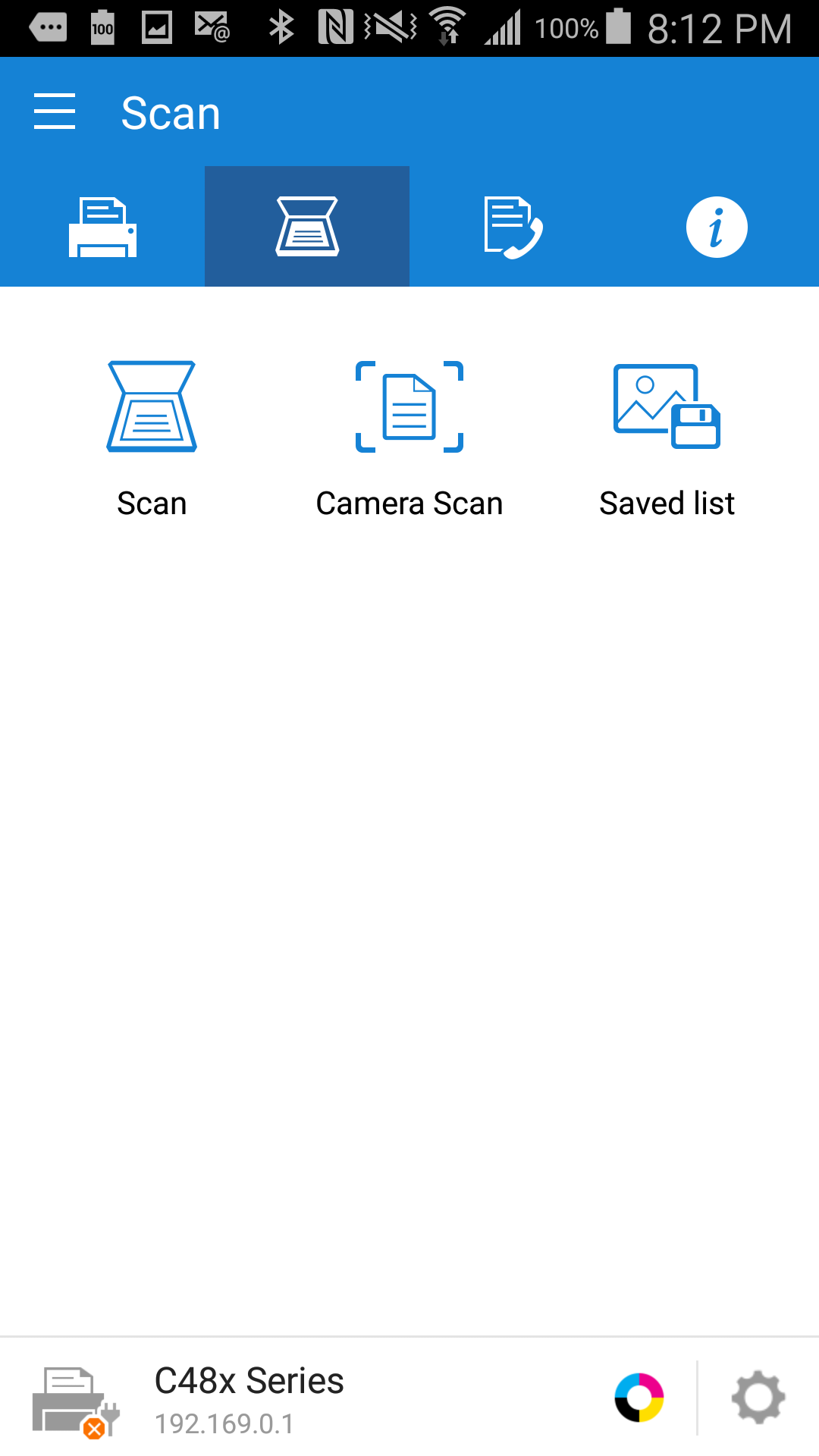 اسکرین شات 2 برنامه Samsung Mobile Print