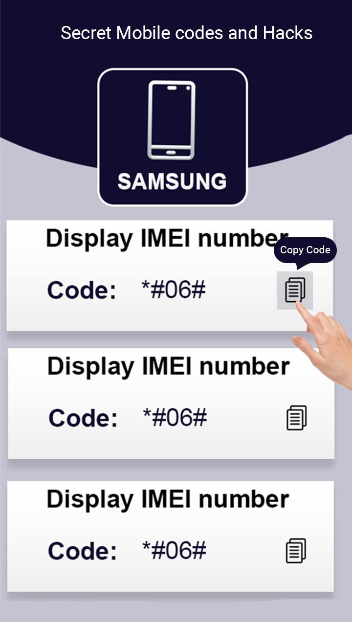 اسکرین شات 5 برنامه All Mobiles Secret Codes