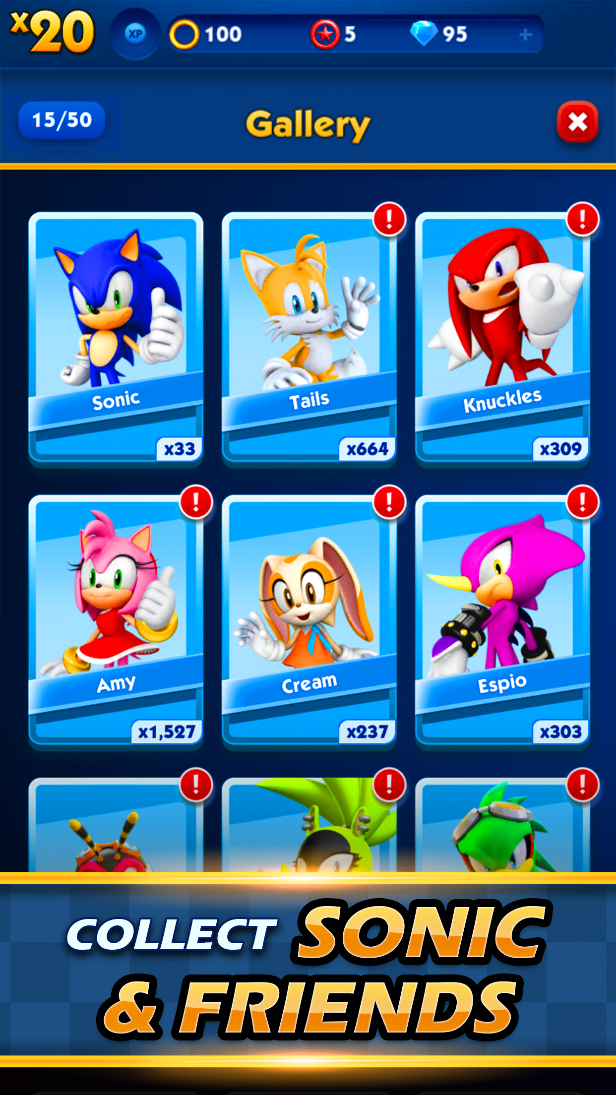 اسکرین شات 5 بازی سونیک دش (sonic dash)