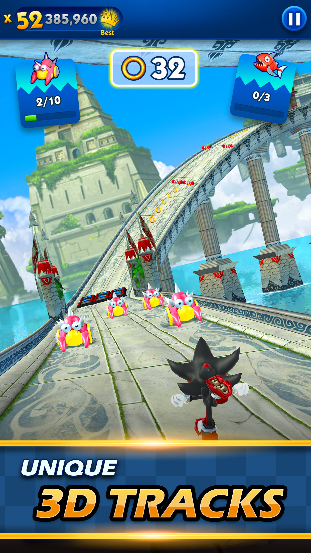 اسکرین شات 2 بازی سونیک دش (sonic dash)