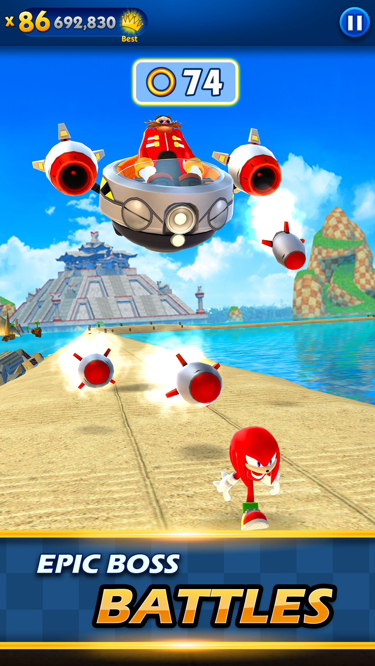 اسکرین شات 3 بازی سونیک دش (sonic dash)