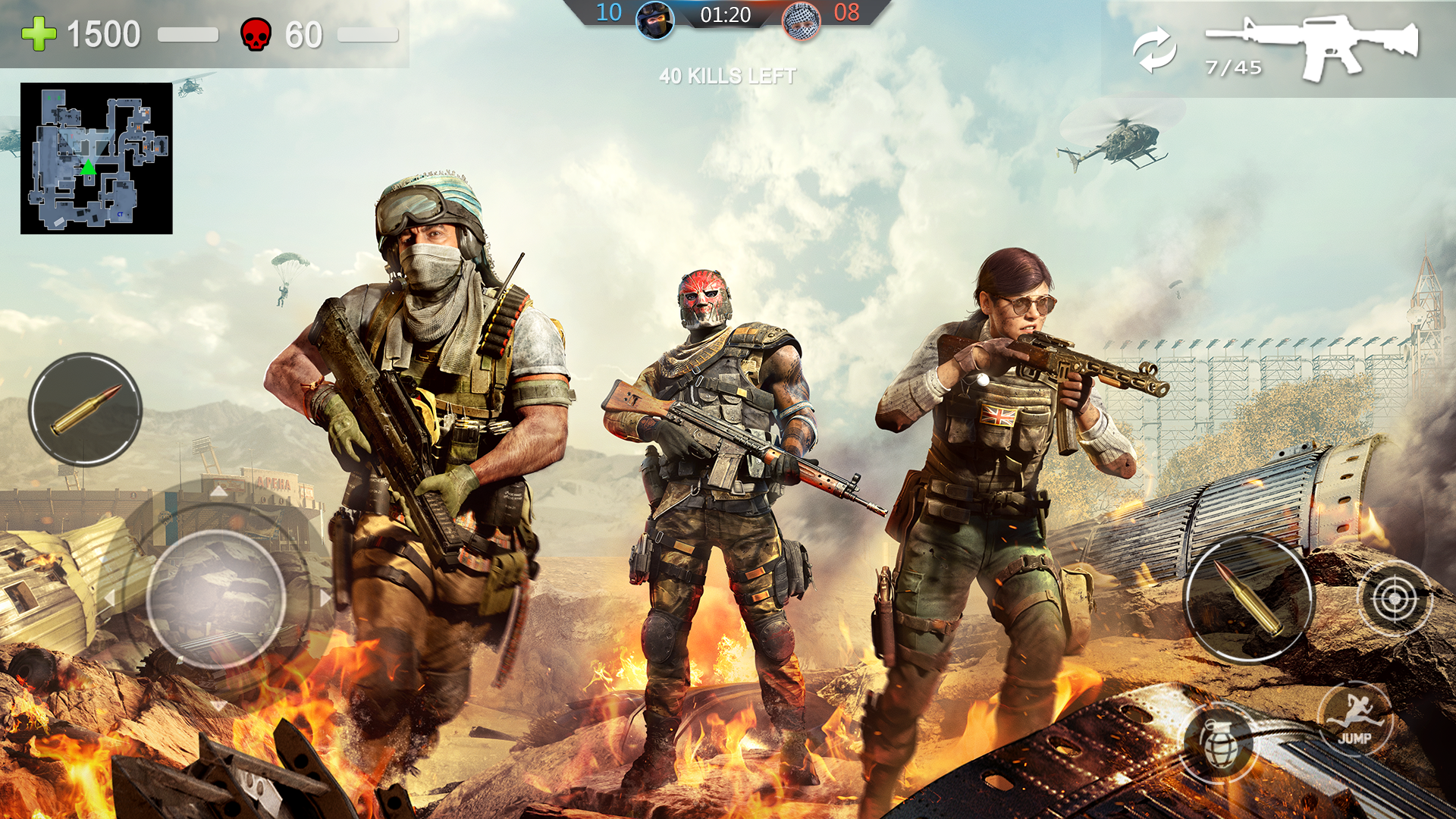 اسکرین شات 6 بازی FPS Commando Shooter Gun Games