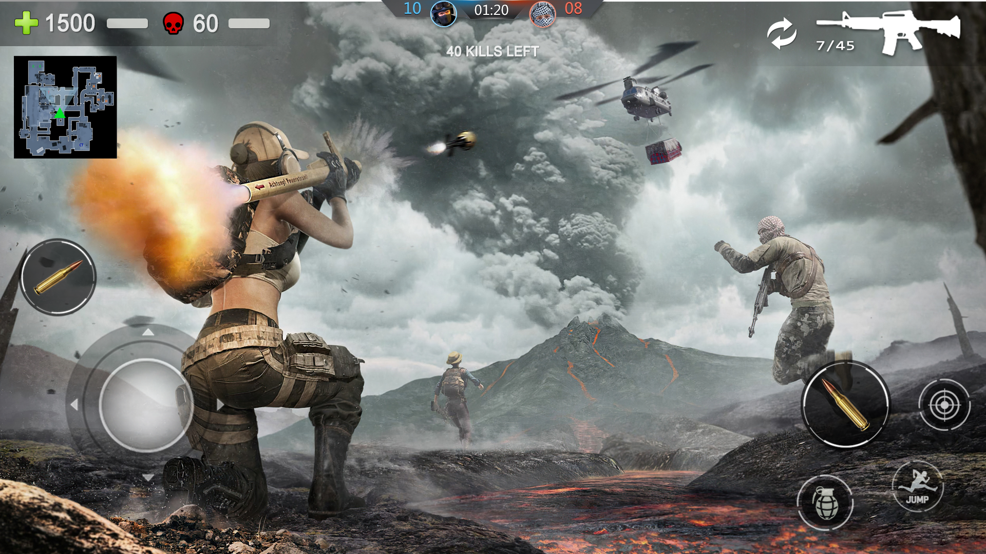 اسکرین شات 4 بازی FPS Commando Shooter Gun Games