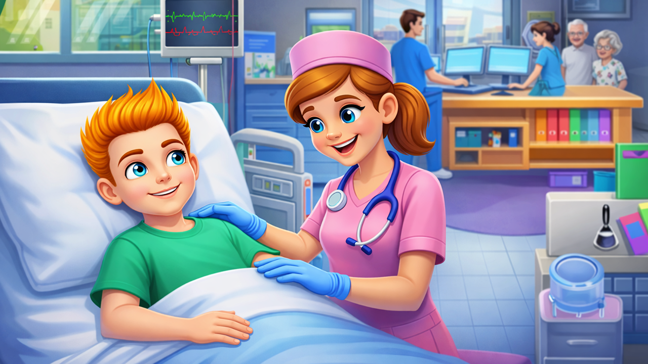 اسکرین شات 5 بازی Kids became a Doctor