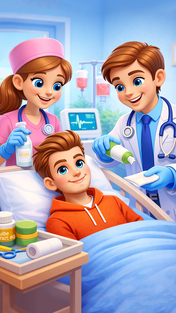 اسکرین شات 4 بازی Kids became a Doctor