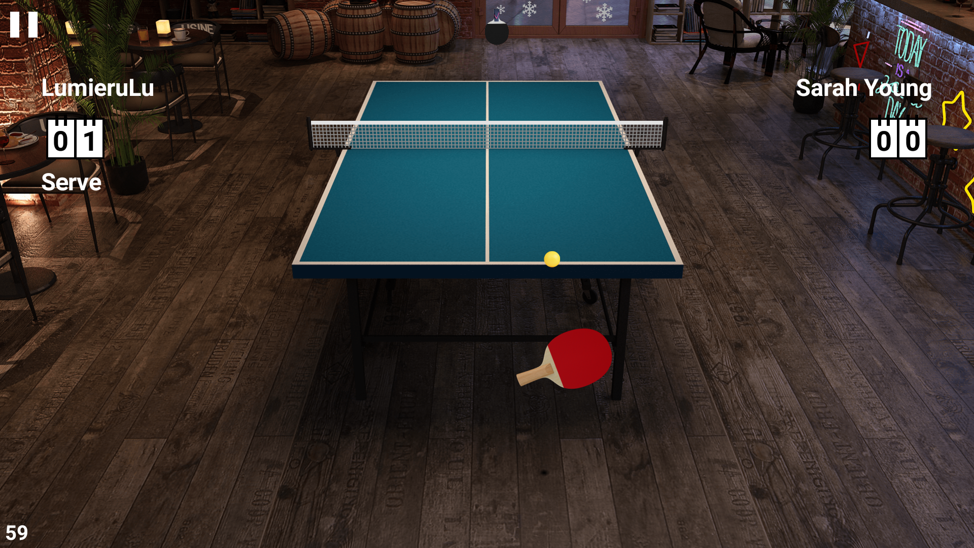 اسکرین شات 2 بازی Virtual Table Tennis