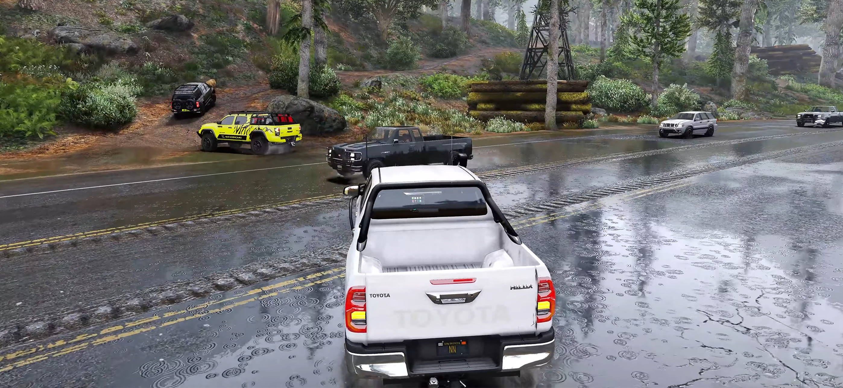 اسکرین شات 3 بازی Offroad Jeep Driving Mud Fury