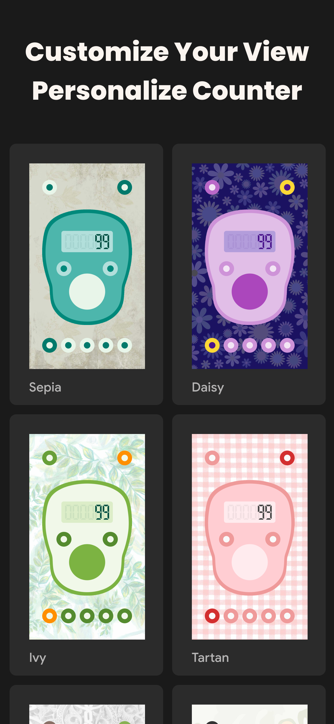 اسکرین شات 7 برنامه Tasbih Counter Pro: Dhikr App