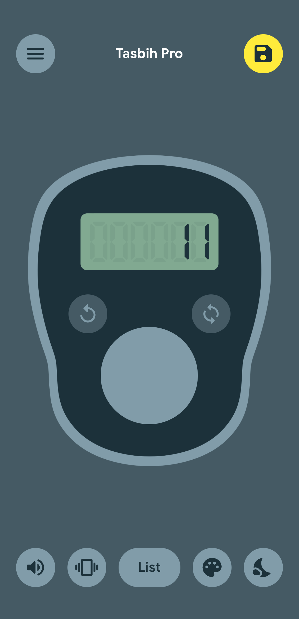 اسکرین شات 1 برنامه Tasbih Counter Pro: Dhikr App