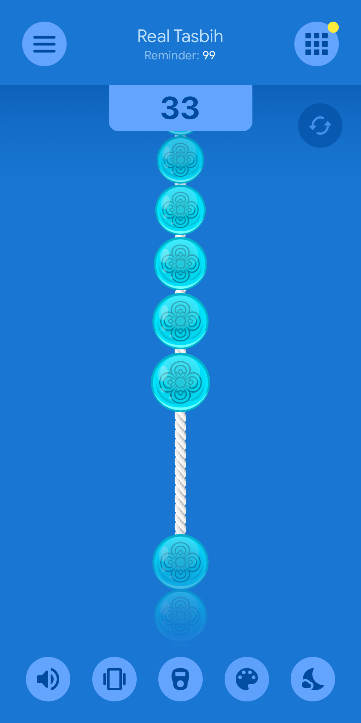 اسکرین شات 6 برنامه Real Tasbih Counter: Misbaha