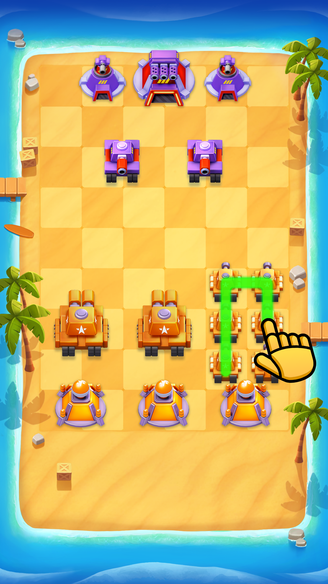 اسکرین شات 3 بازی Merge Tanks - Battle Game