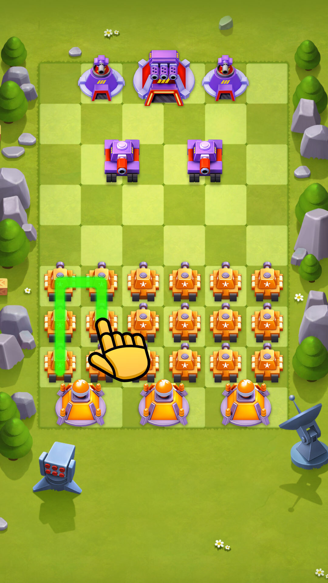 اسکرین شات 1 بازی Merge Tanks - Battle Game