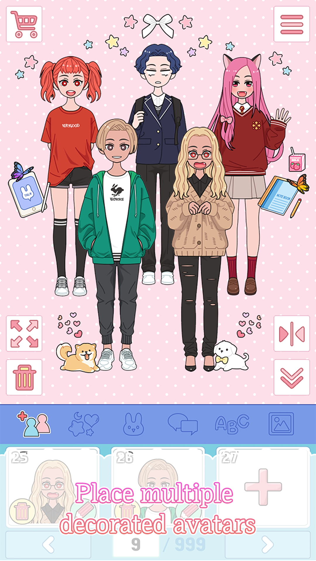 اسکرین شات 3 بازی Lily Diary : Dress Up Game