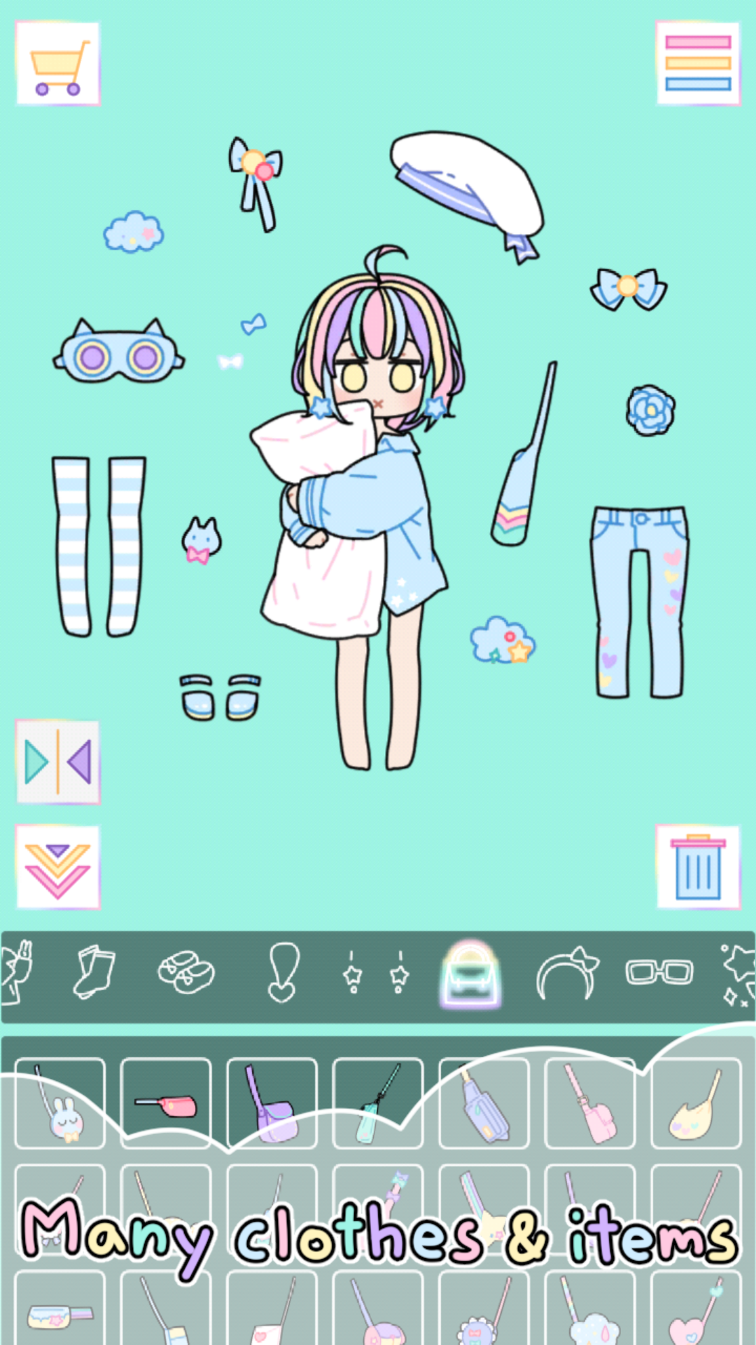 اسکرین شات 6 بازی Pastel Girl : Dress Up Game