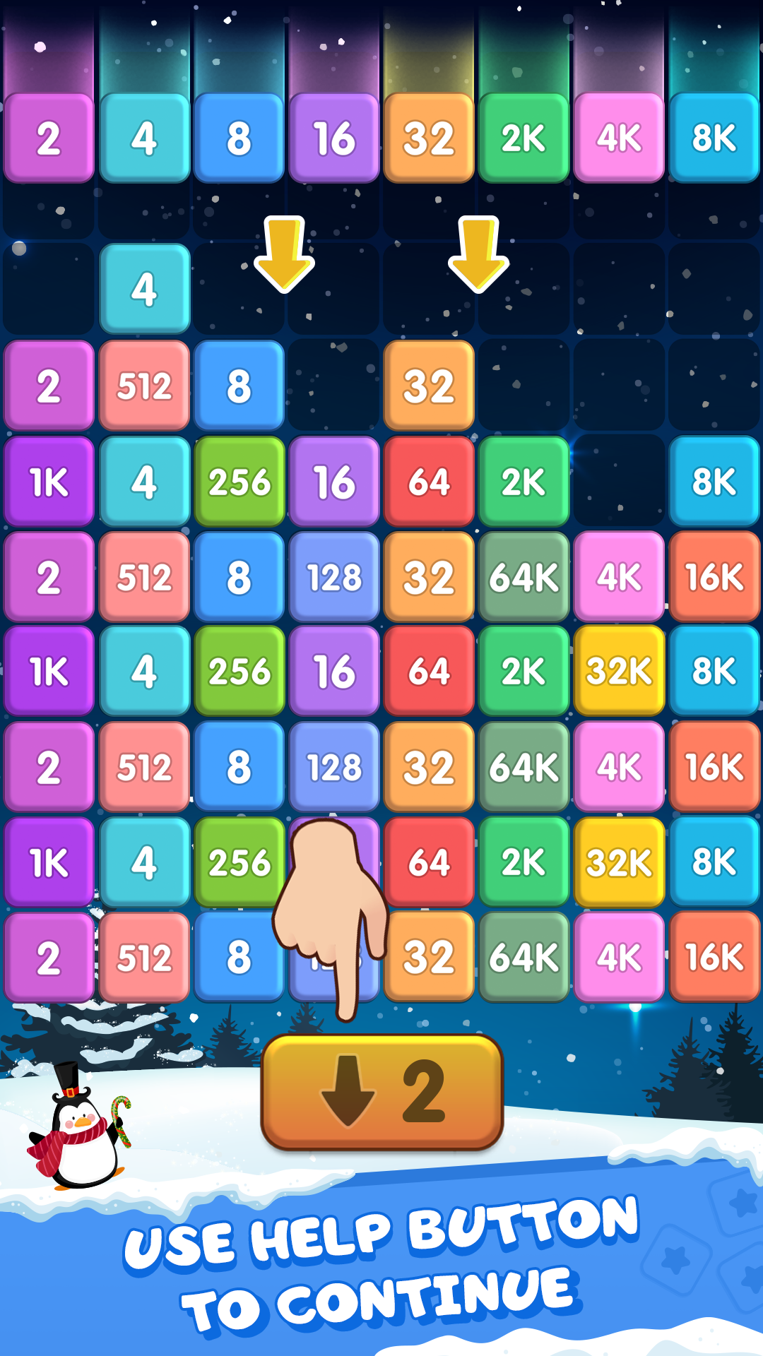 اسکرین شات 3 بازی Merge Block: 2048 Puzzle