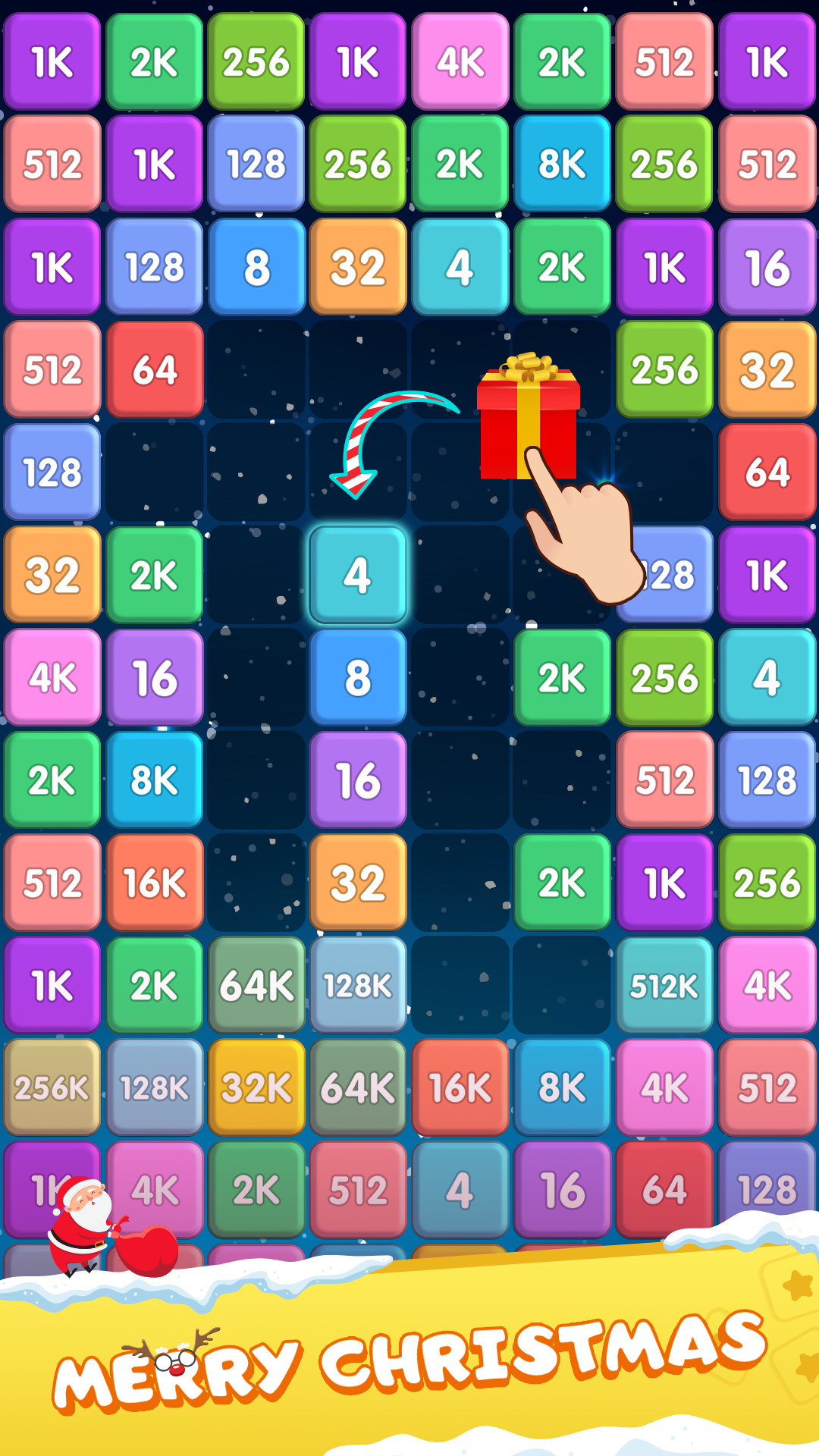 اسکرین شات 1 بازی Merge Block: 2048 Puzzle