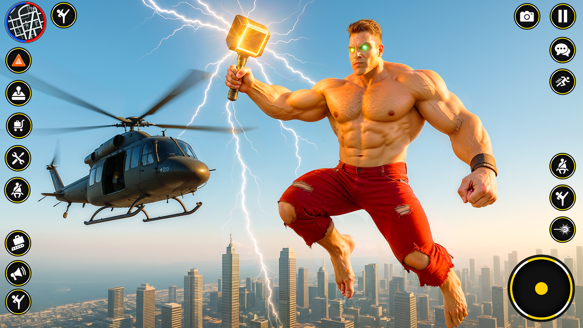 اسکرین شات 1 برنامه Incredible Monster Hero Game