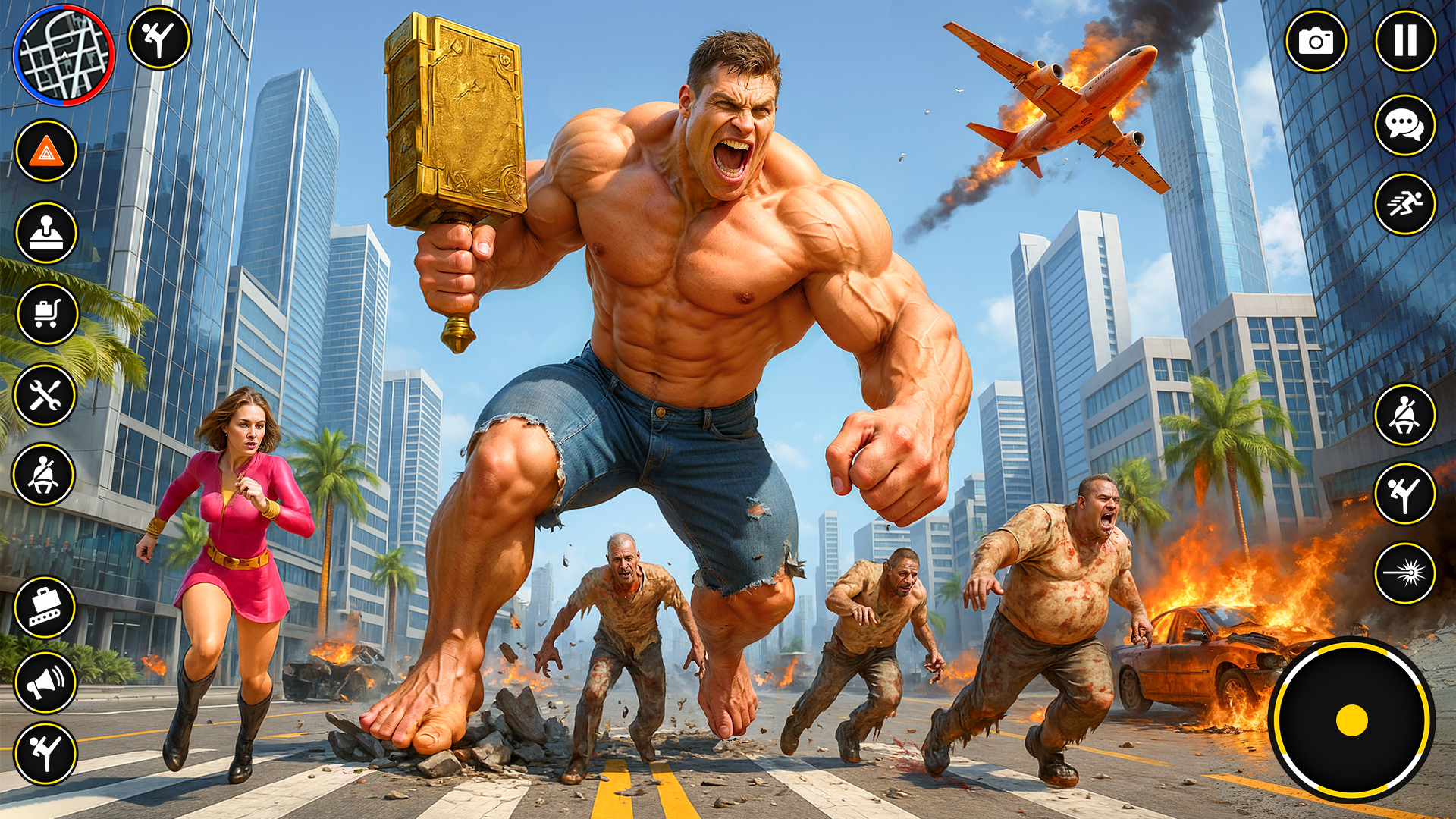 اسکرین شات 3 برنامه Incredible Monster Hero Game