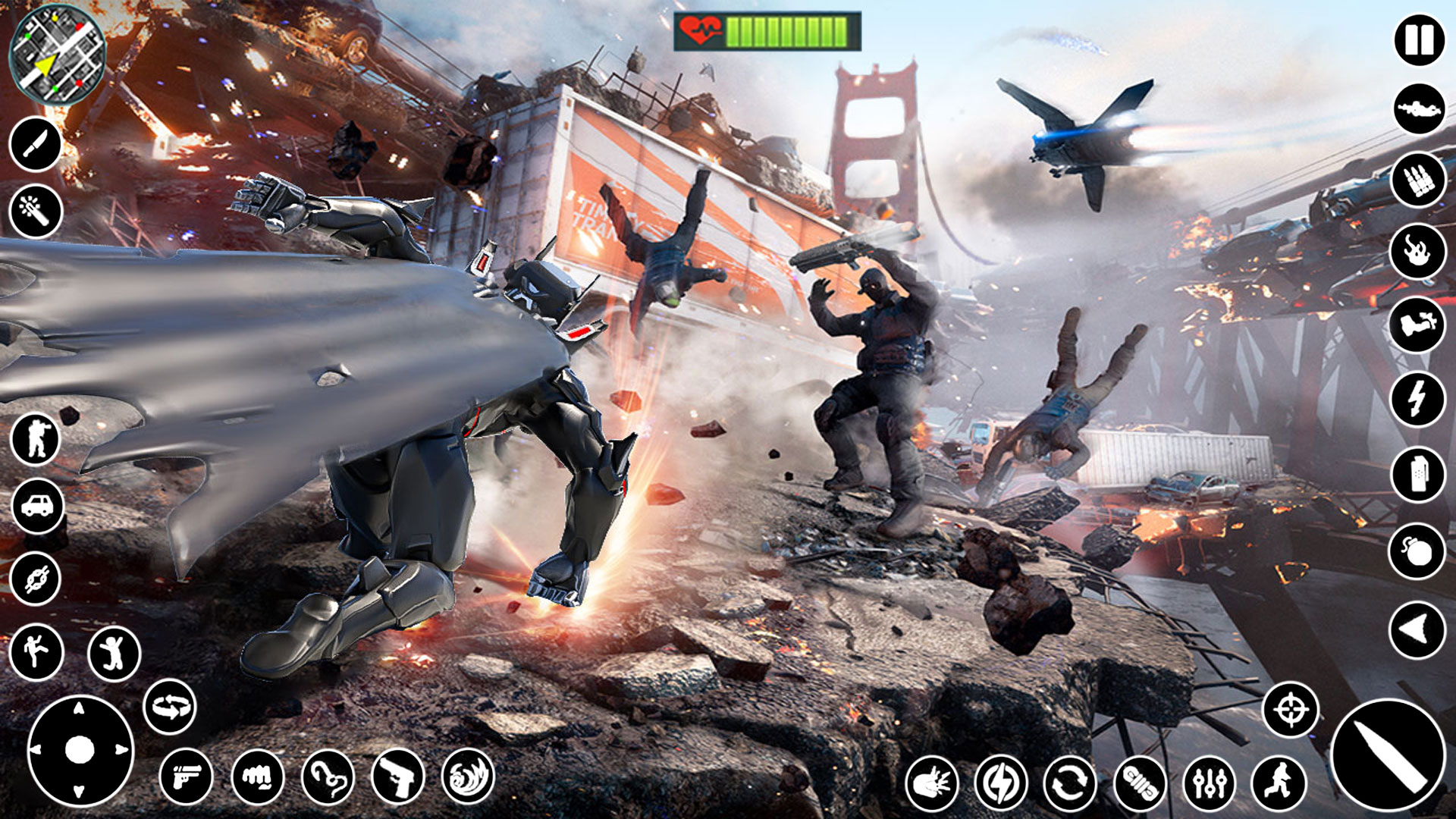 اسکرین شات 4 بازی Bat Superhero Man Hero Games