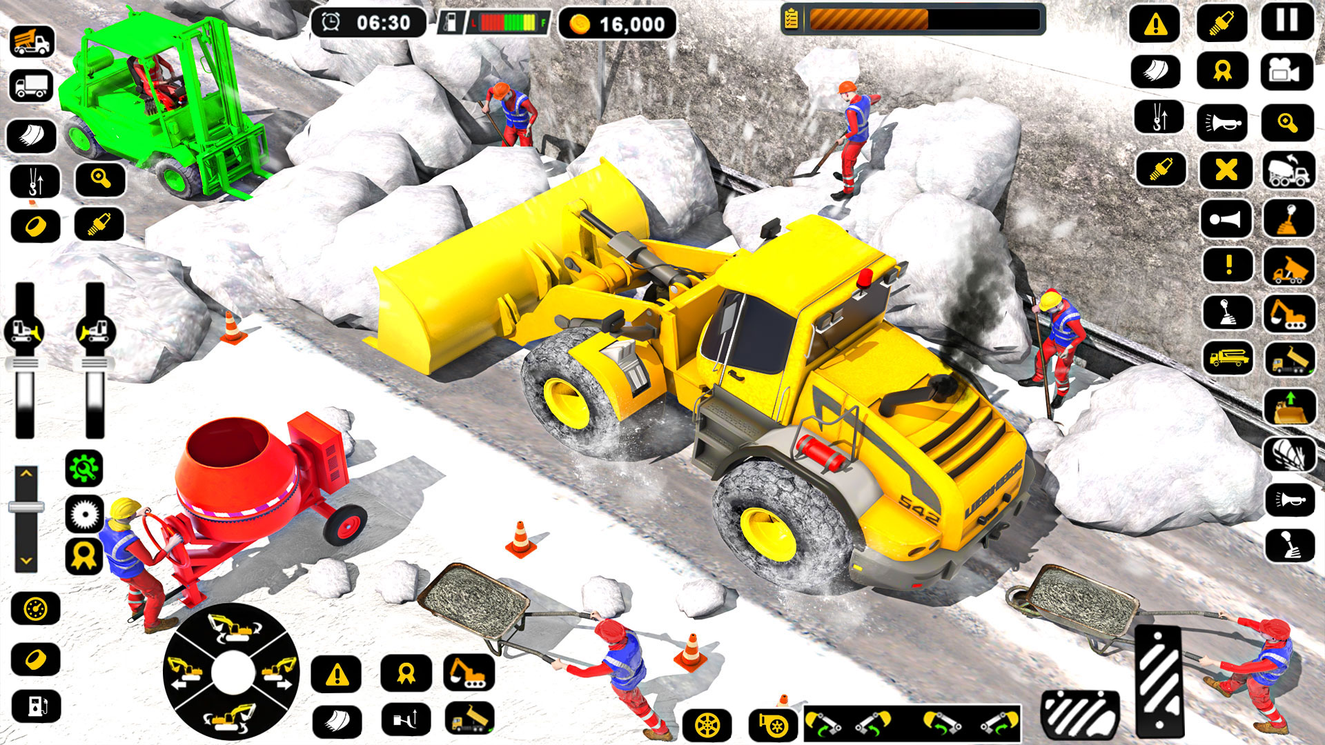 اسکرین شات 4 برنامه Offroad Heavy Excavator Sim