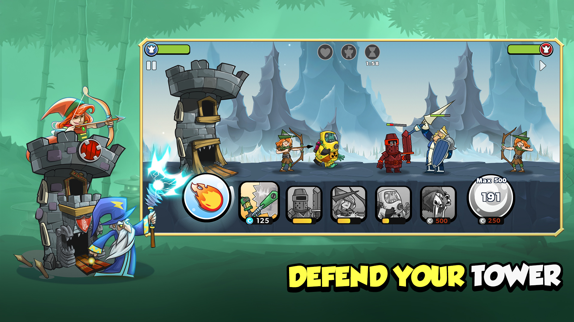 اسکرین شات 5 بازی Tower Conquest: Tower Defense