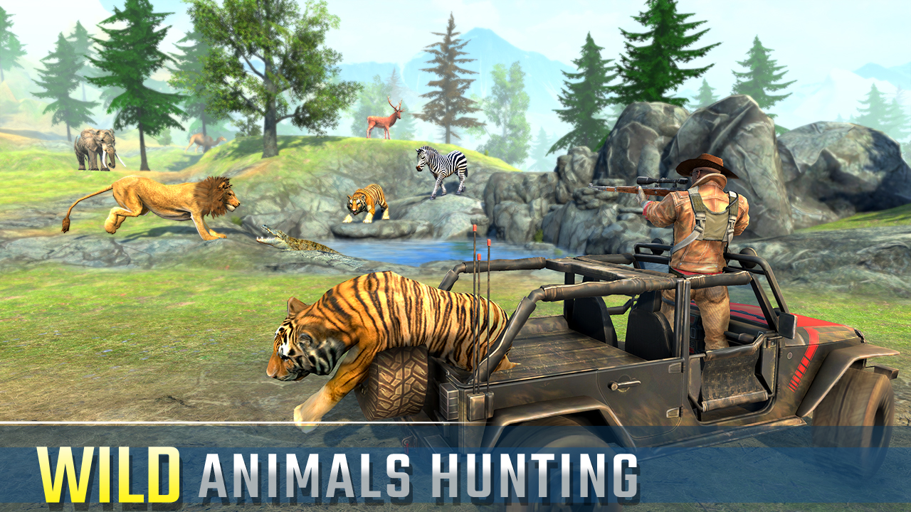 اسکرین شات 1 بازی Wild Animal Hunting Games FPS