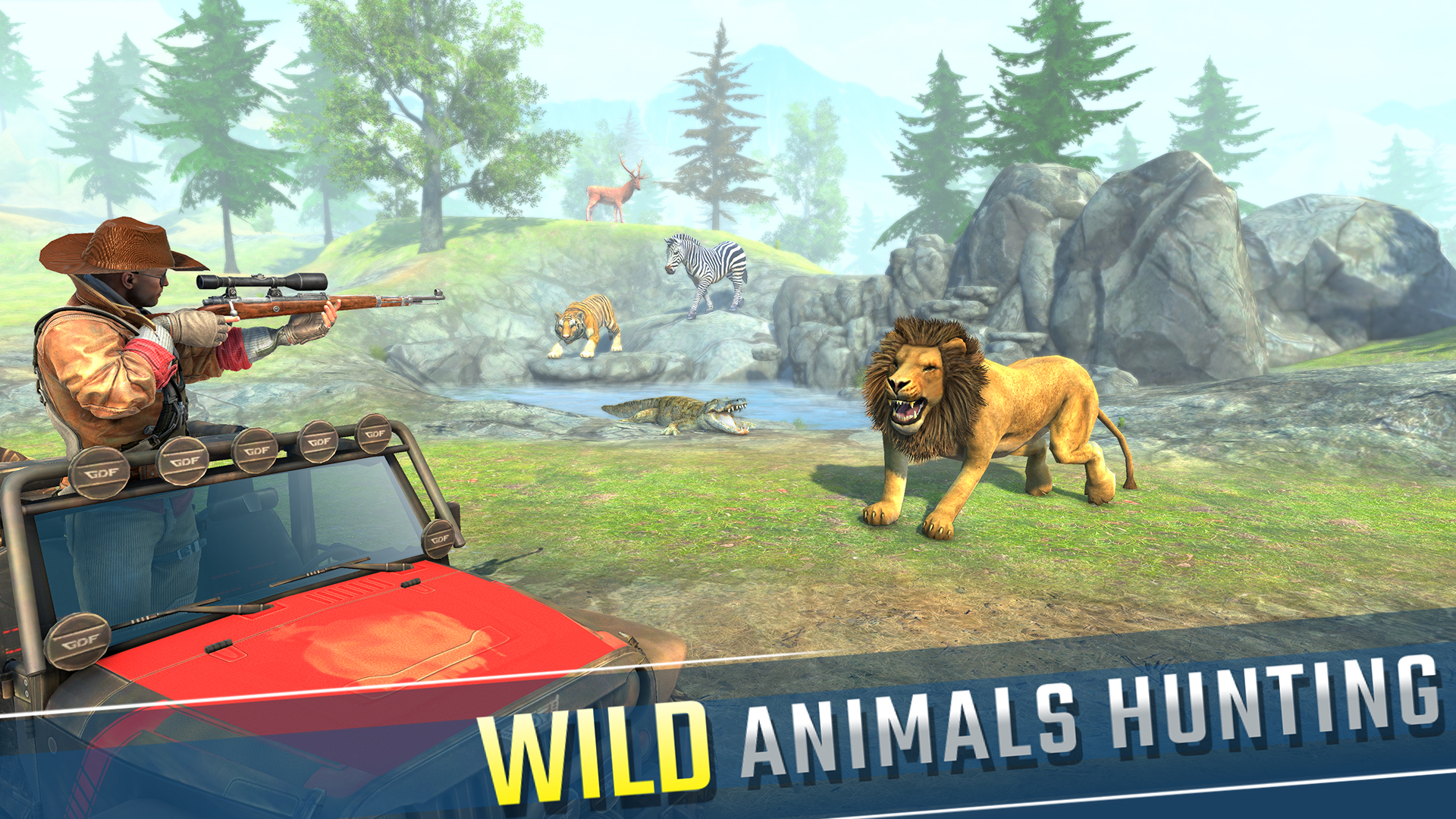 اسکرین شات 2 بازی Wild Animal Hunting Games FPS