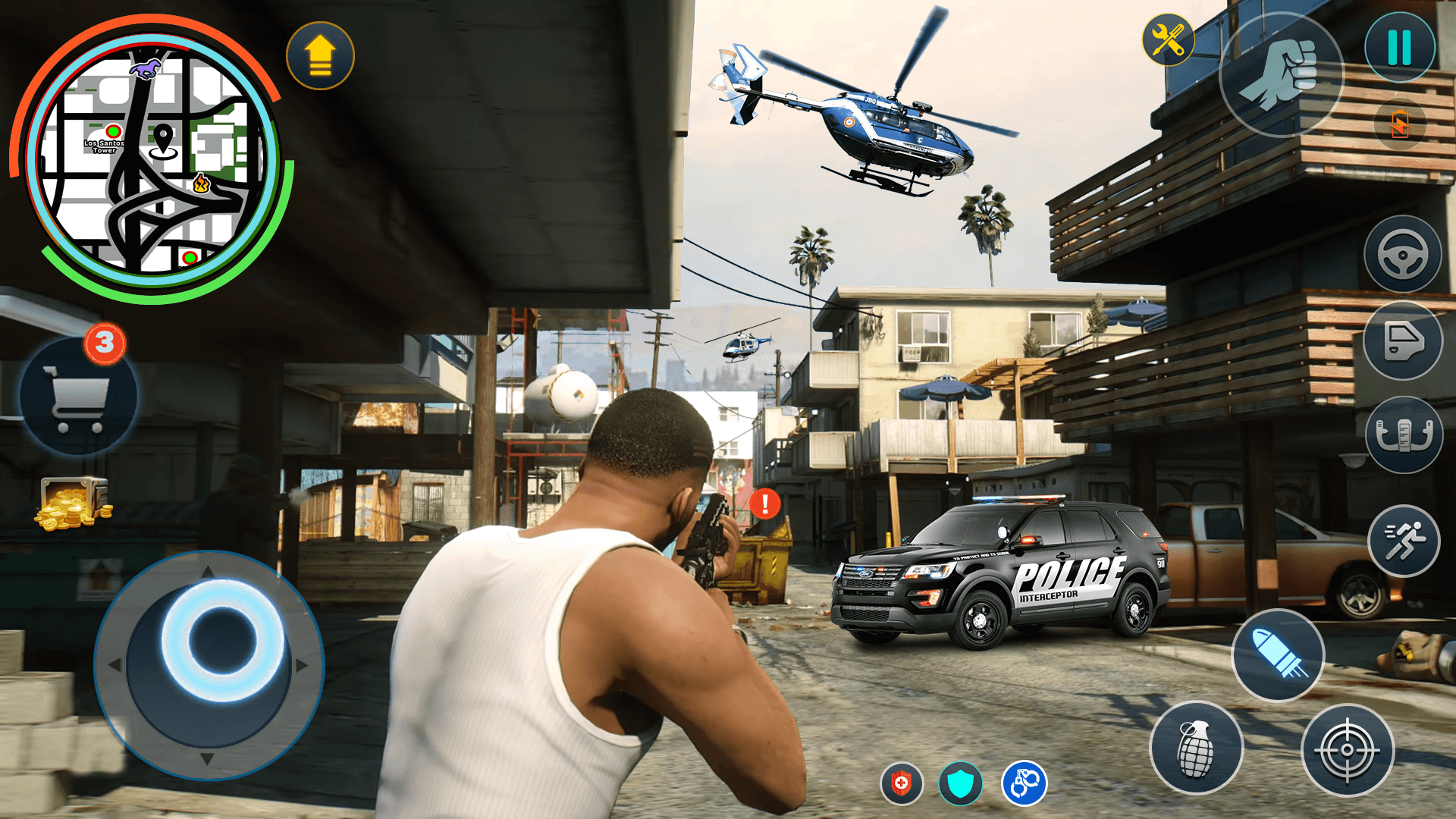 اسکرین شات 5 بازی Real Crime Gangster Game 3D
