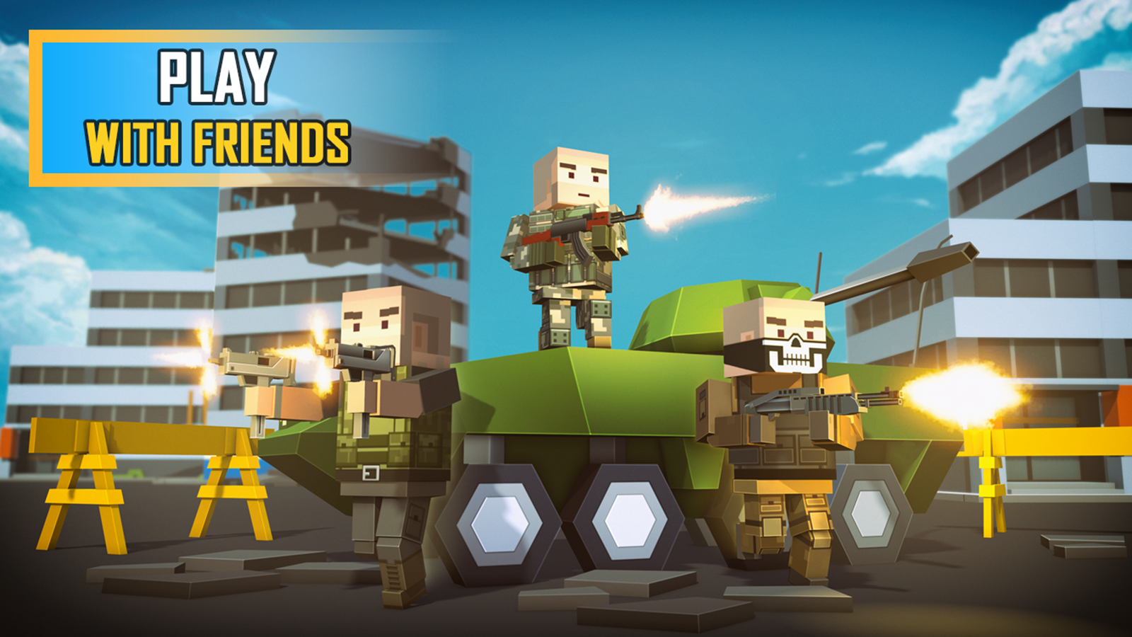 اسکرین شات 3 بازی Pixel Grand Battle 3D