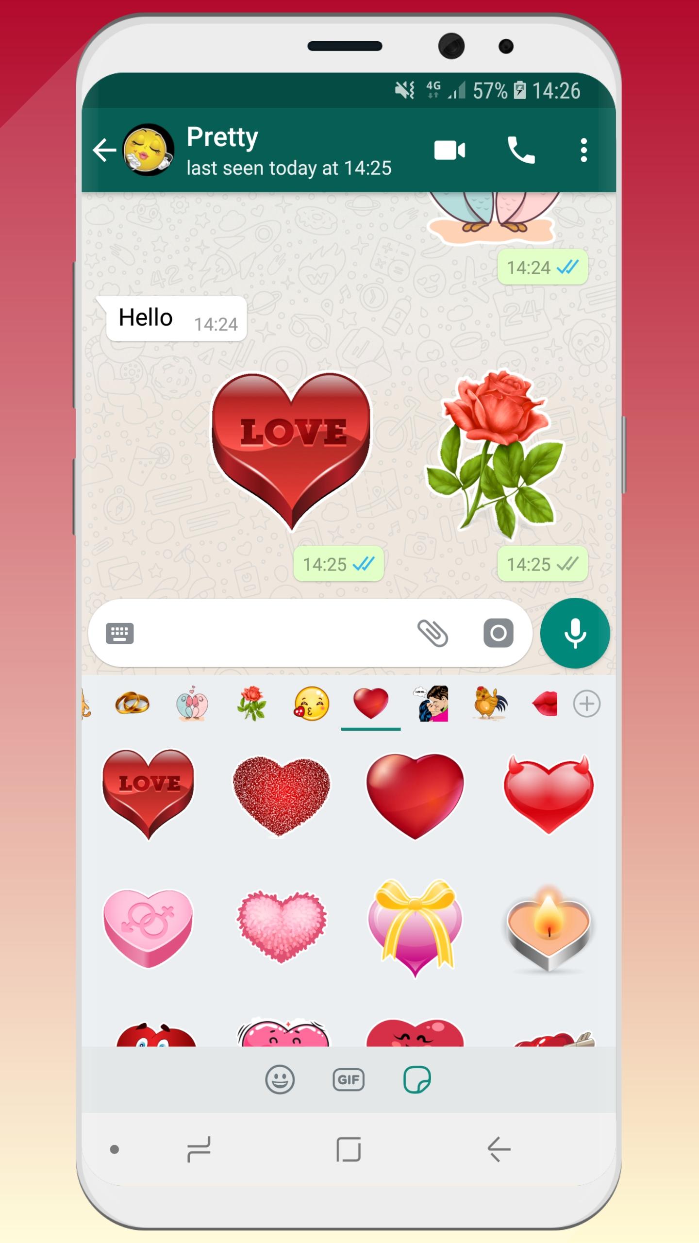 اسکرین شات 5 برنامه WeLove stickers (WASticker)
