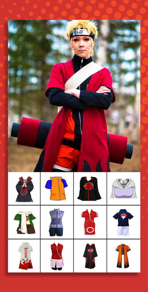 اسکرین شات 4 برنامه Sharingan Eyes Camera Anime