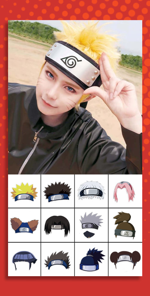 اسکرین شات 3 برنامه Sharingan Eyes Camera Anime