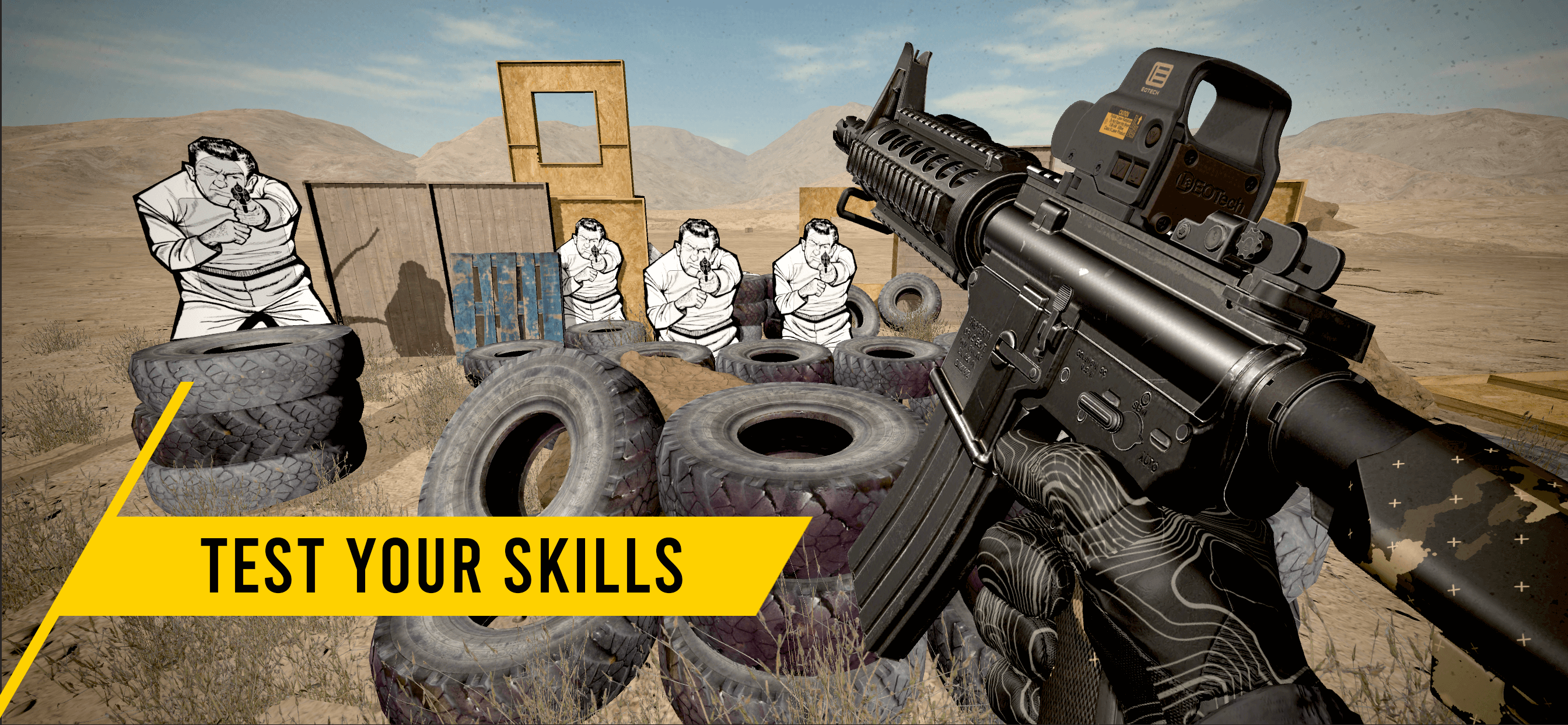 اسکرین شات 2 بازی GUNSIM - 3D FPS Shooting Guns