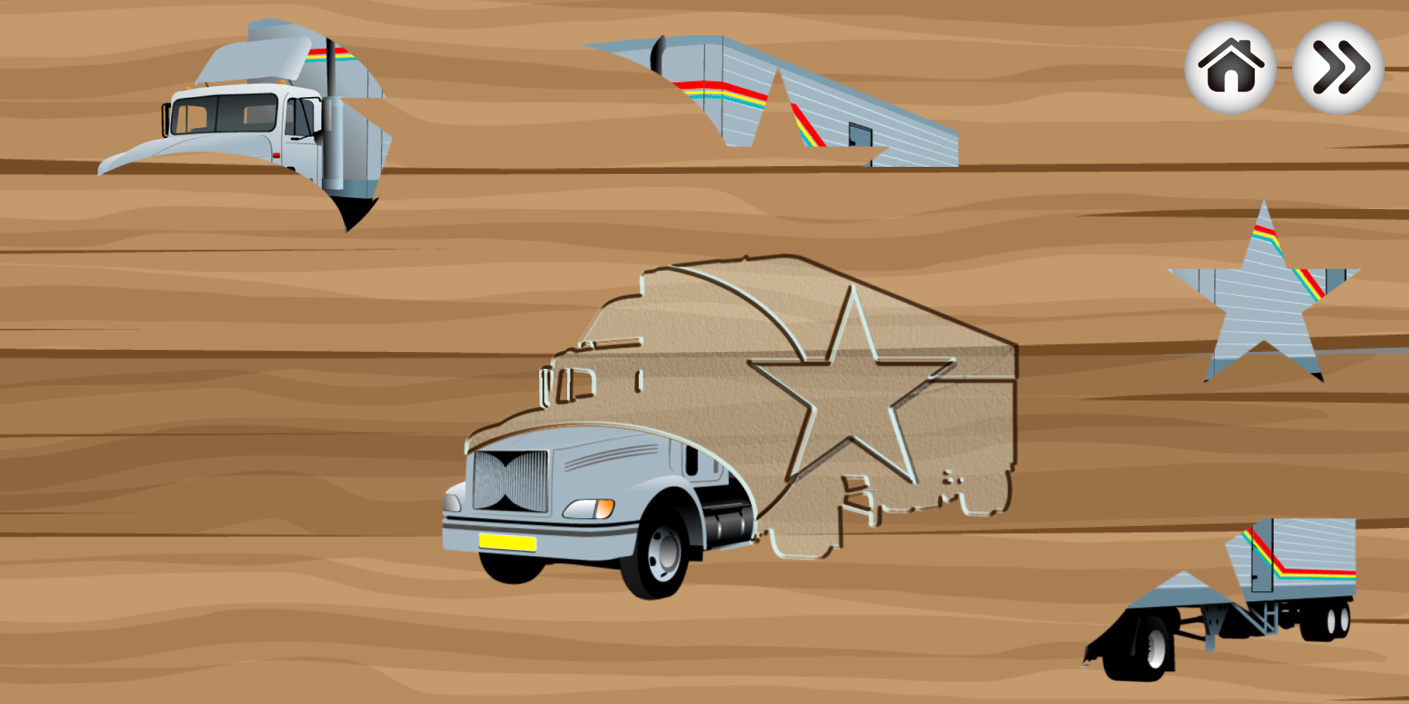 اسکرین شات 1 بازی Cars puzzles for boys and kids