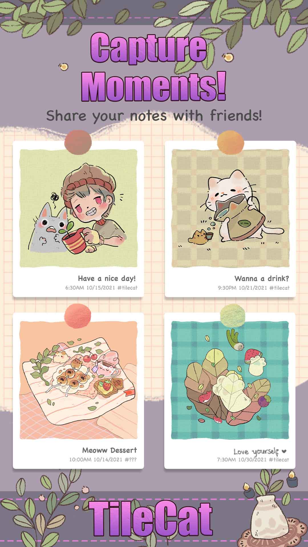 اسکرین شات 4 بازی Tile Cat - Triple Match Puzzle