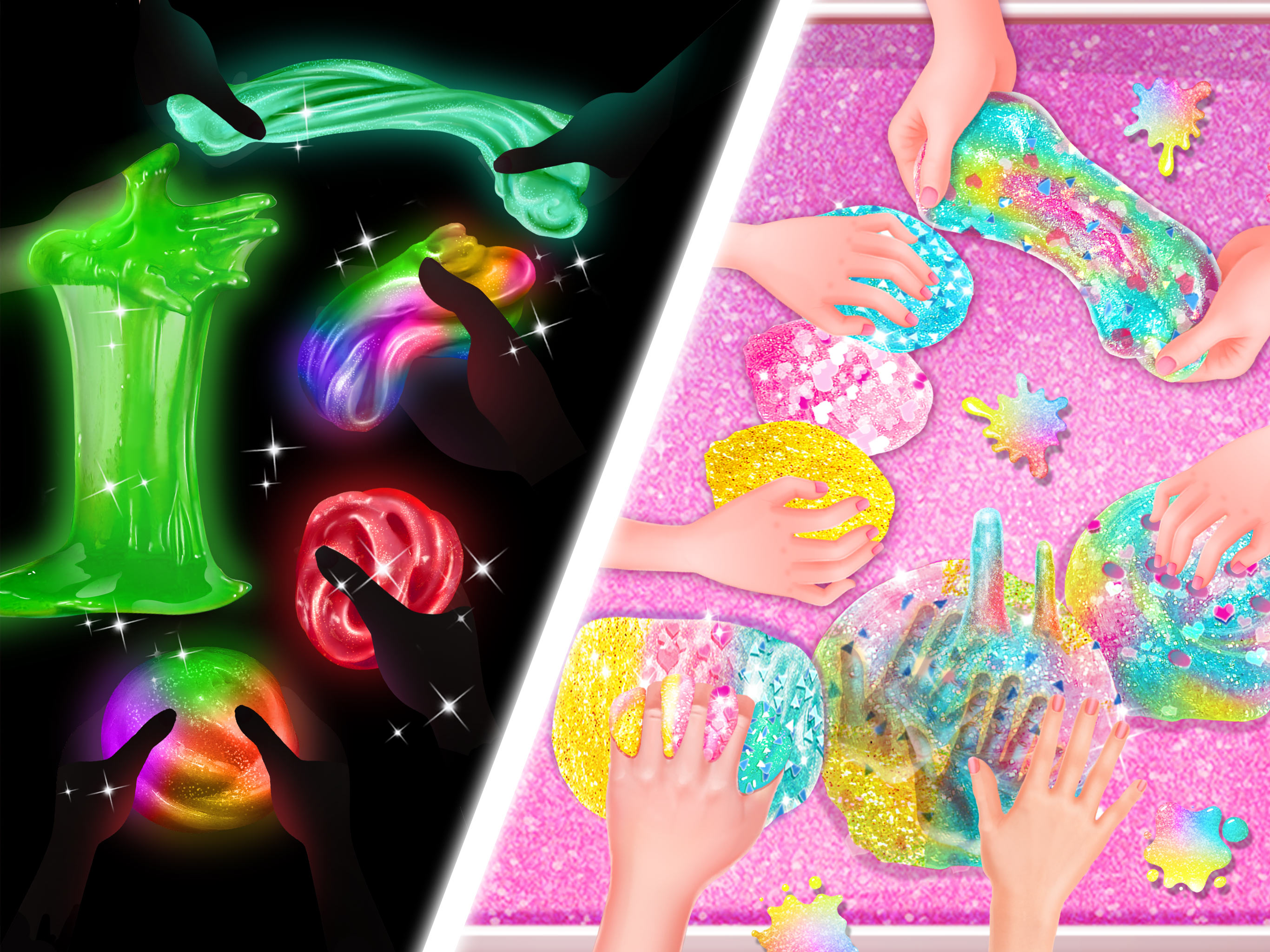 اسکرین شات 7 بازی Dumpling Squishy Glitter Slime