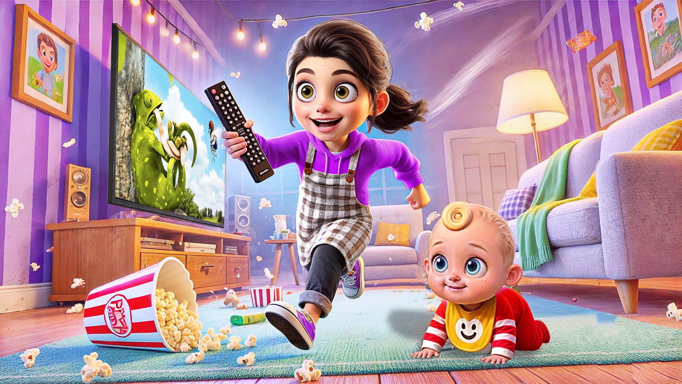 اسکرین شات 5 برنامه Mom & Naughty Boy Prank Game