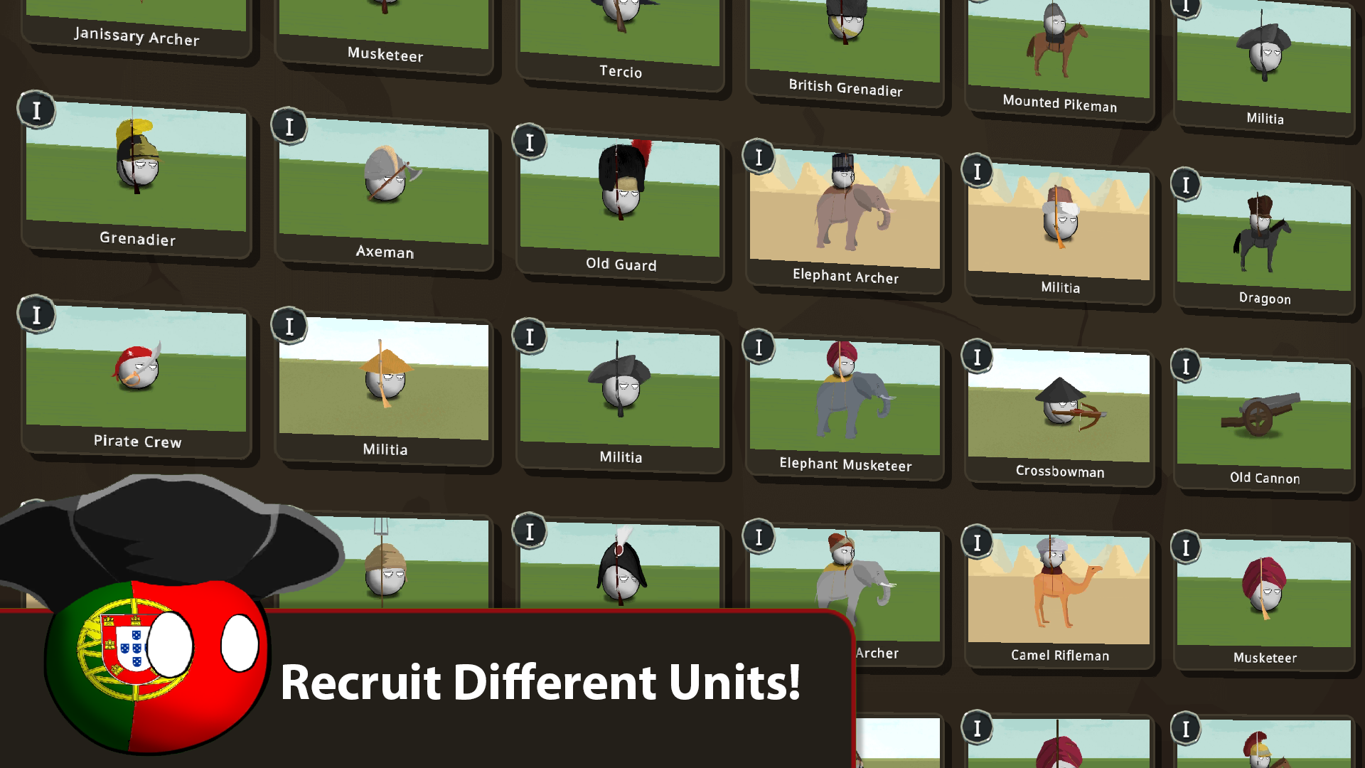 اسکرین شات 2 بازی Countryballs at War