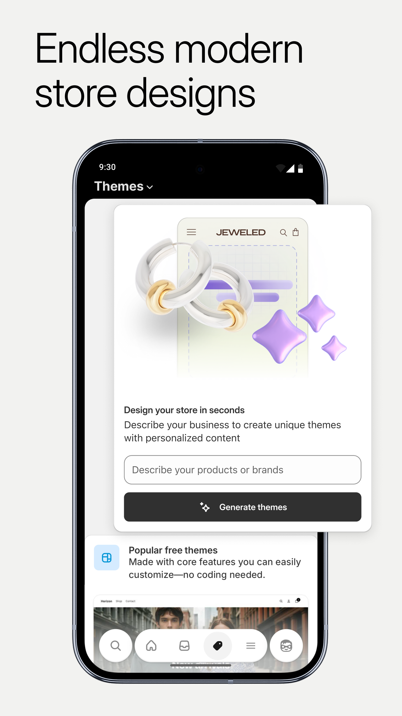 اسکرین شات 3 برنامه Shopify: Sell online/in person