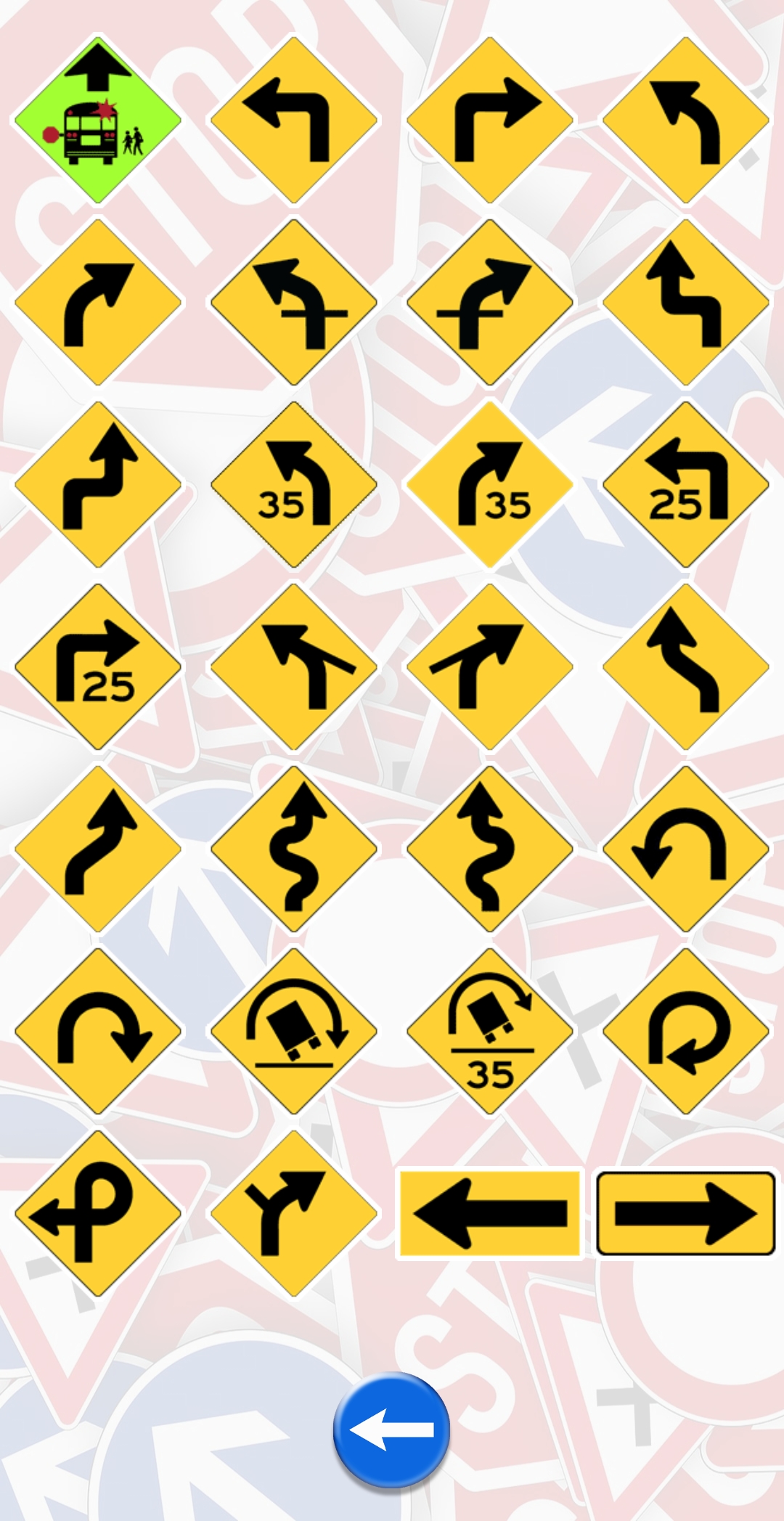 اسکرین شات 3 برنامه Traffic & Road Signs