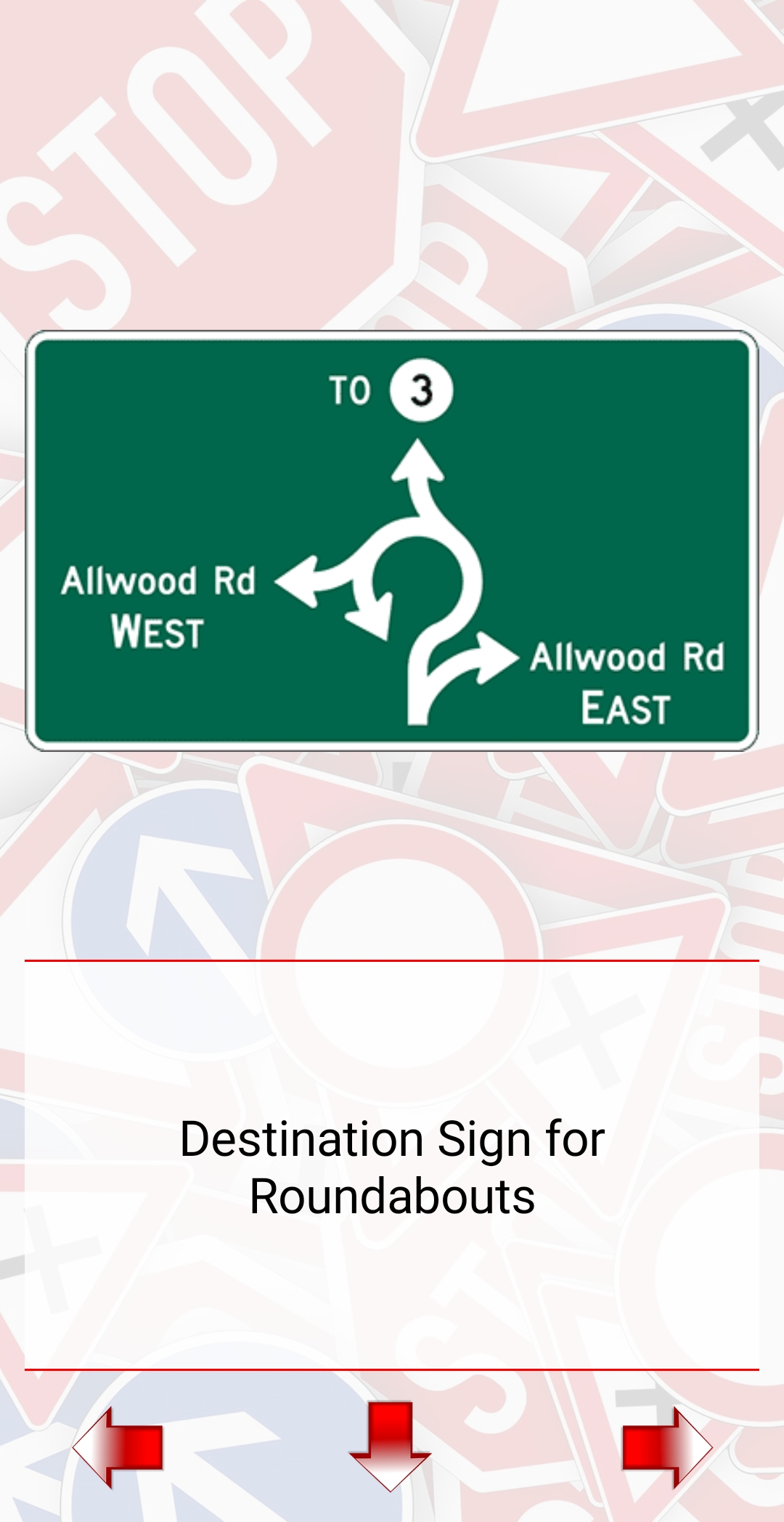 اسکرین شات 4 برنامه Traffic & Road Signs