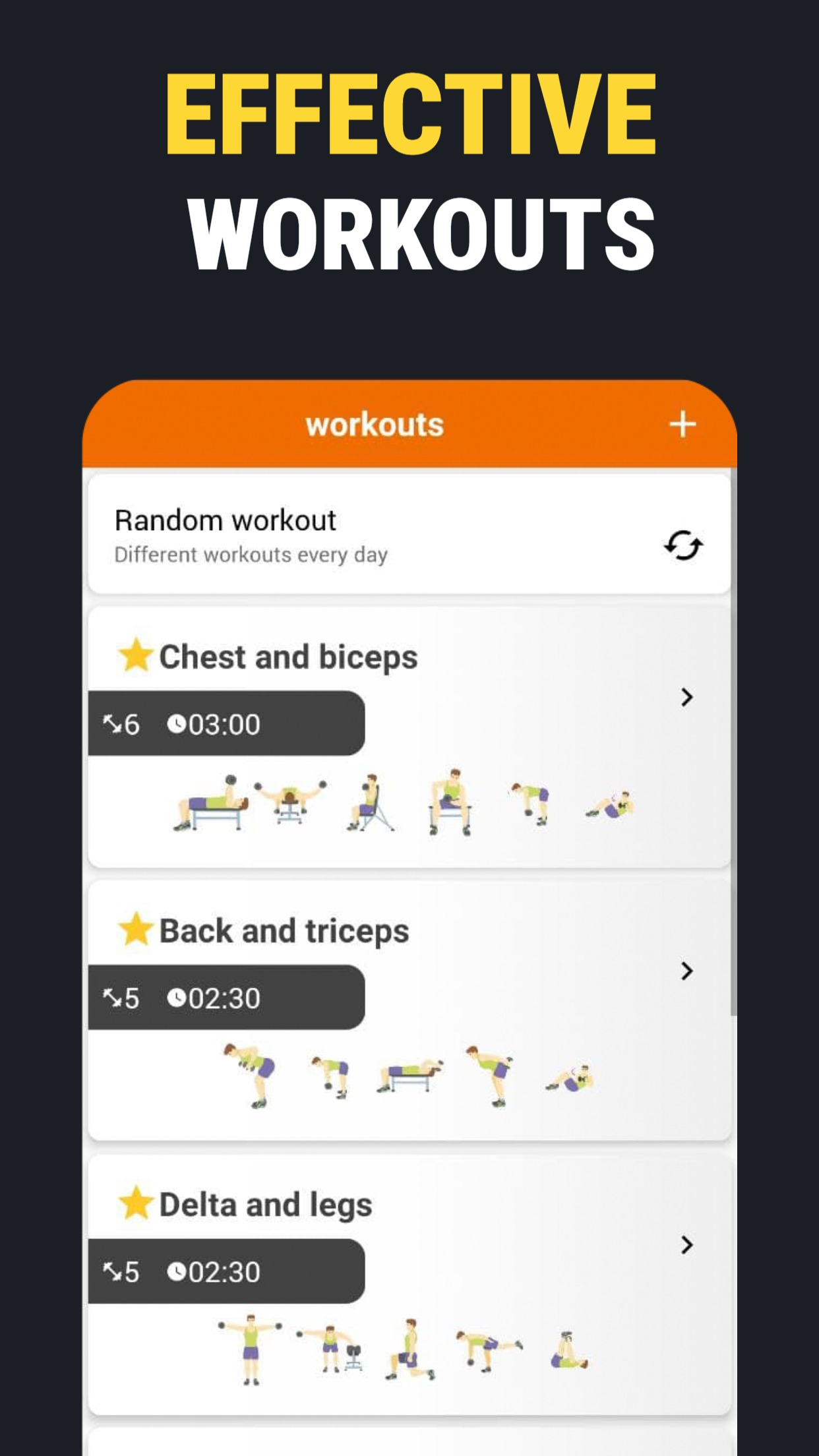 اسکرین شات 2 برنامه Home workouts with dumbbells