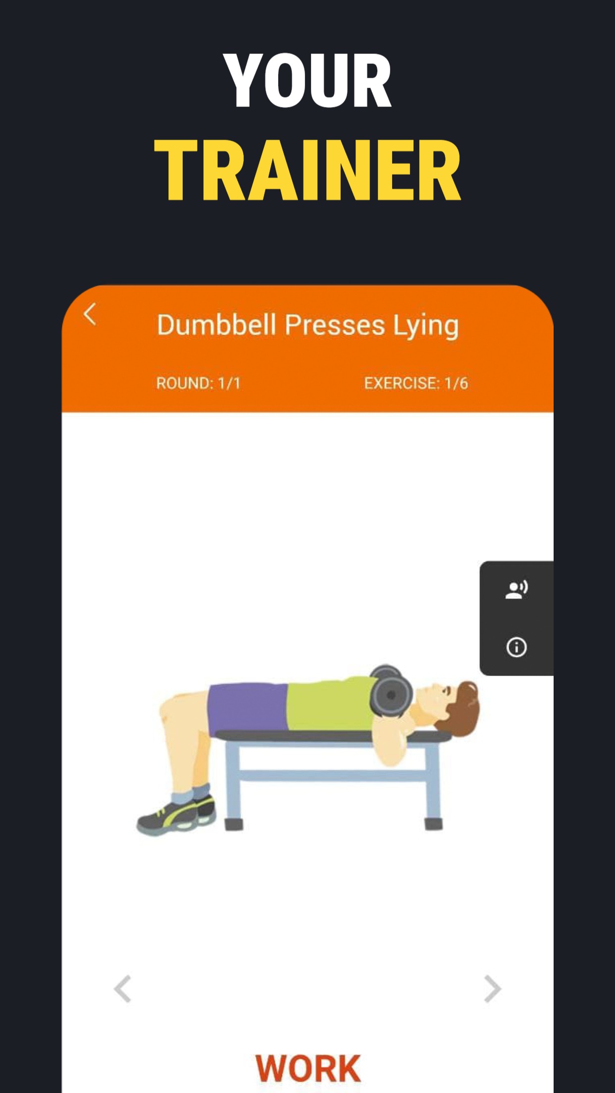 اسکرین شات 3 برنامه Home workouts with dumbbells