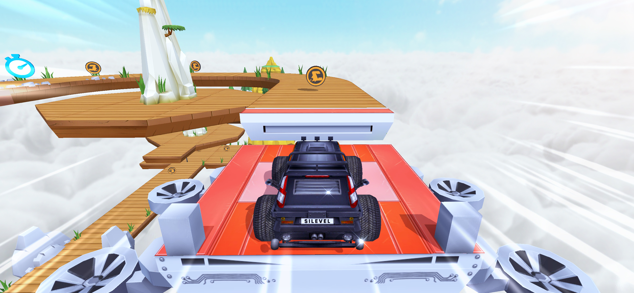 اسکرین شات 3 بازی Mountain Climb: Stunt Car Game