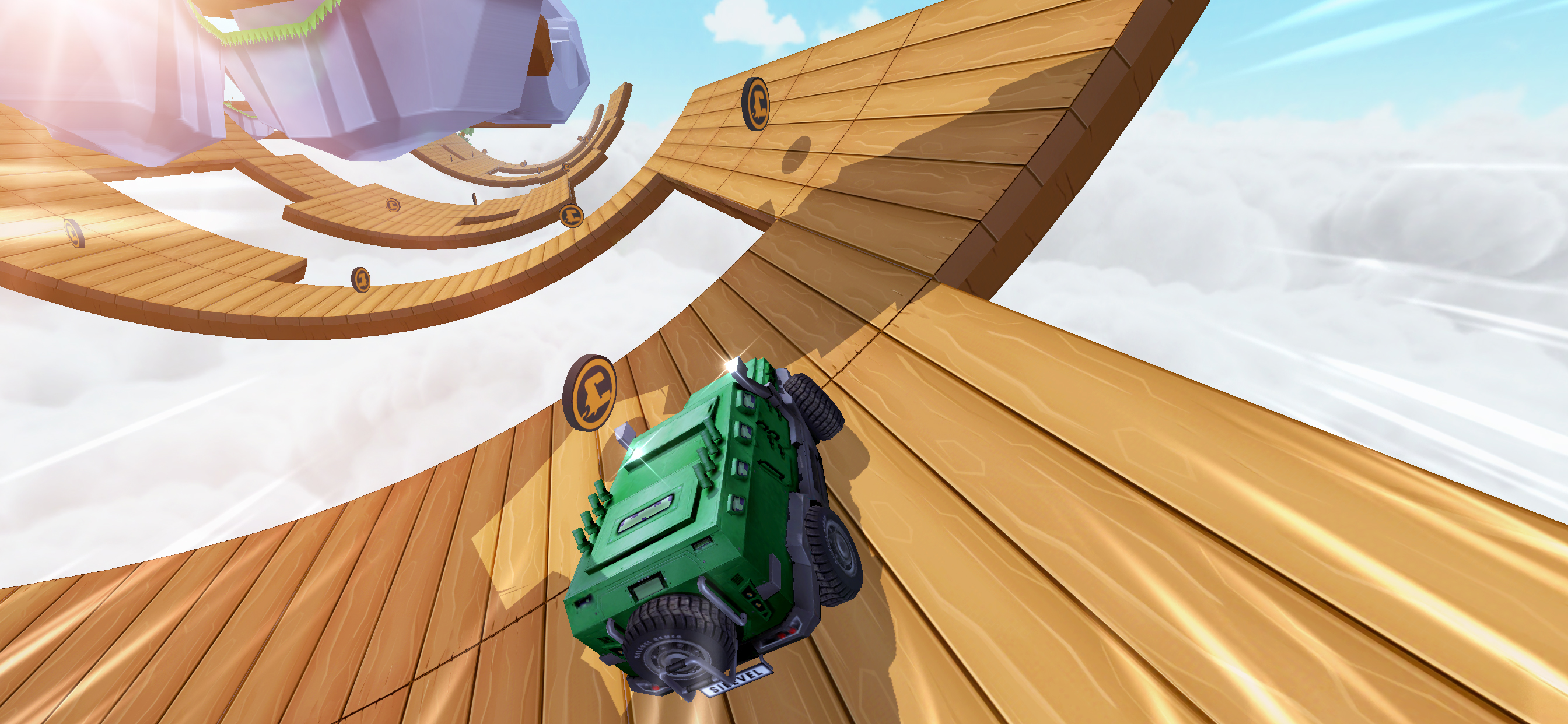 اسکرین شات 4 بازی Mountain Climb: Stunt Car Game