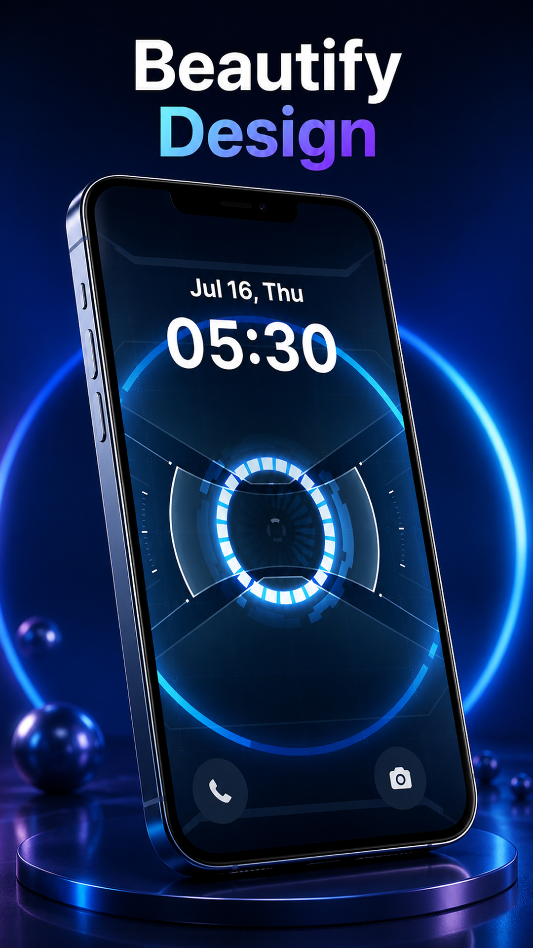 اسکرین شات 5 برنامه Modern Style Lockscreen
